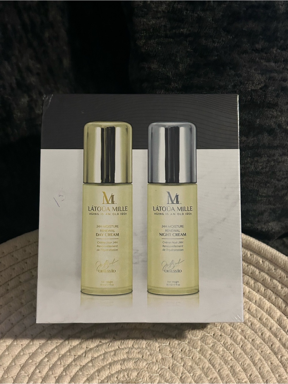 Latoua Mille Day & Night Cream Set in Light Green